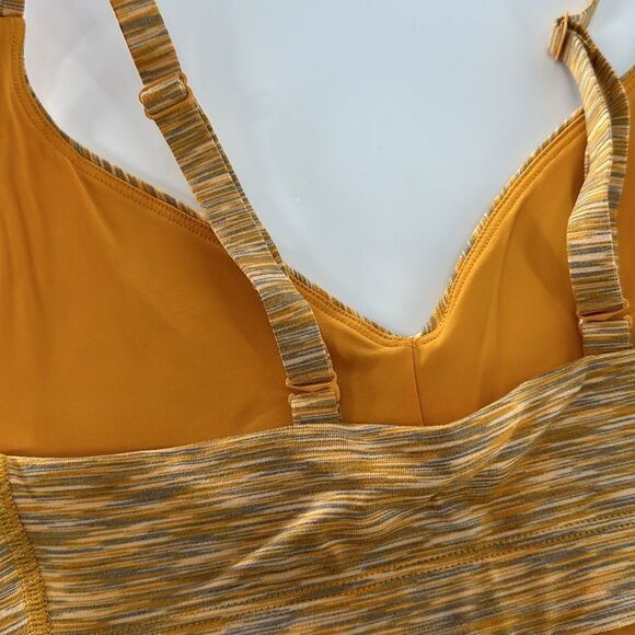 Outdoor Voices Flow Bralette Sports Bra In Sunset - Picture 7 of 8